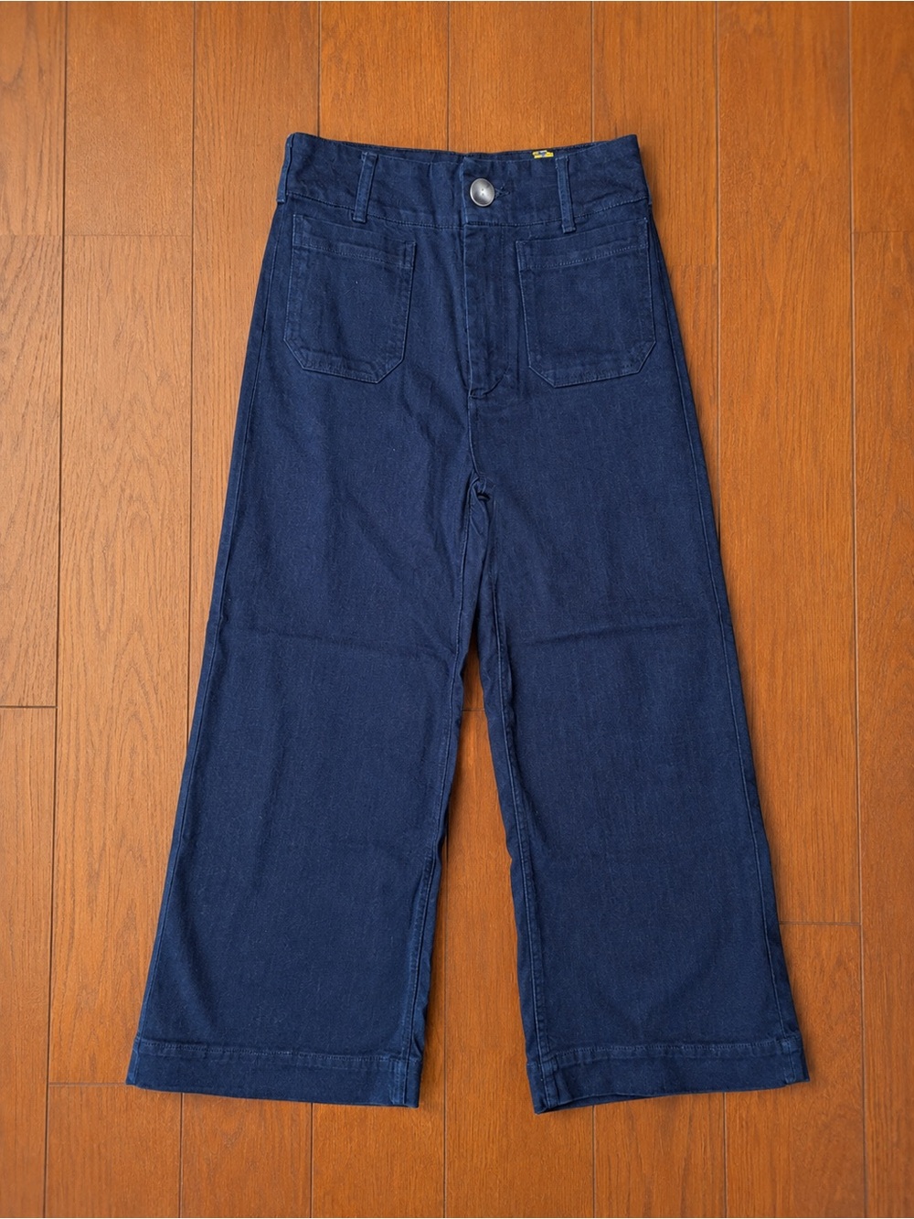 Anthropologie ‘The Colette’ Dark Denim Wide-Leg Ankle Jeans Sz 20W